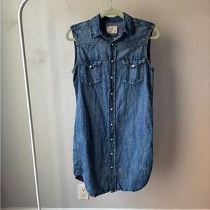 Vintage Ralph Lauren Polo Sleeveless Shirt Dress